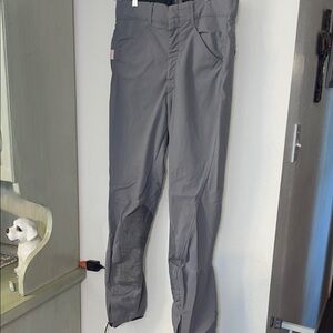 The Tailored Sportsman Gray Women's Performance Chinos with stains